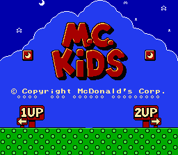 M.C. Kids title screenshot